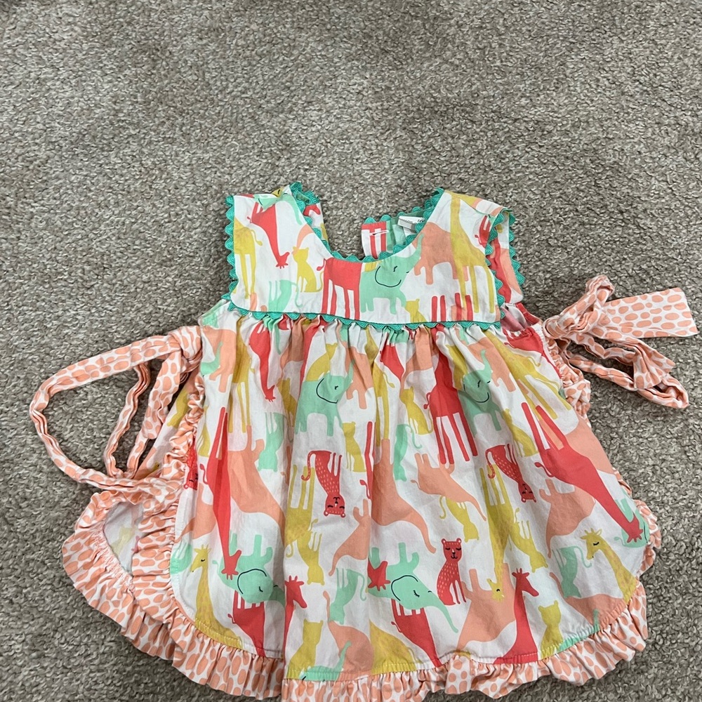 Colorful Animal Print Baby Top